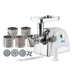 Anex Meat Mincer AG-2049 With Meat mincing and Vegetable Cutting Accessories.