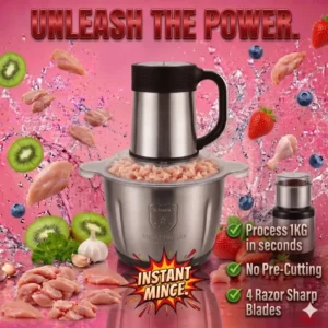 ND National Meat Chopper Stainless Steel Body ND-280