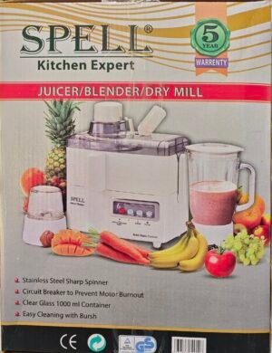 SPELL Juicer Blender Dry Mill 3-in-1 - Ultimate Kitchen Expert
